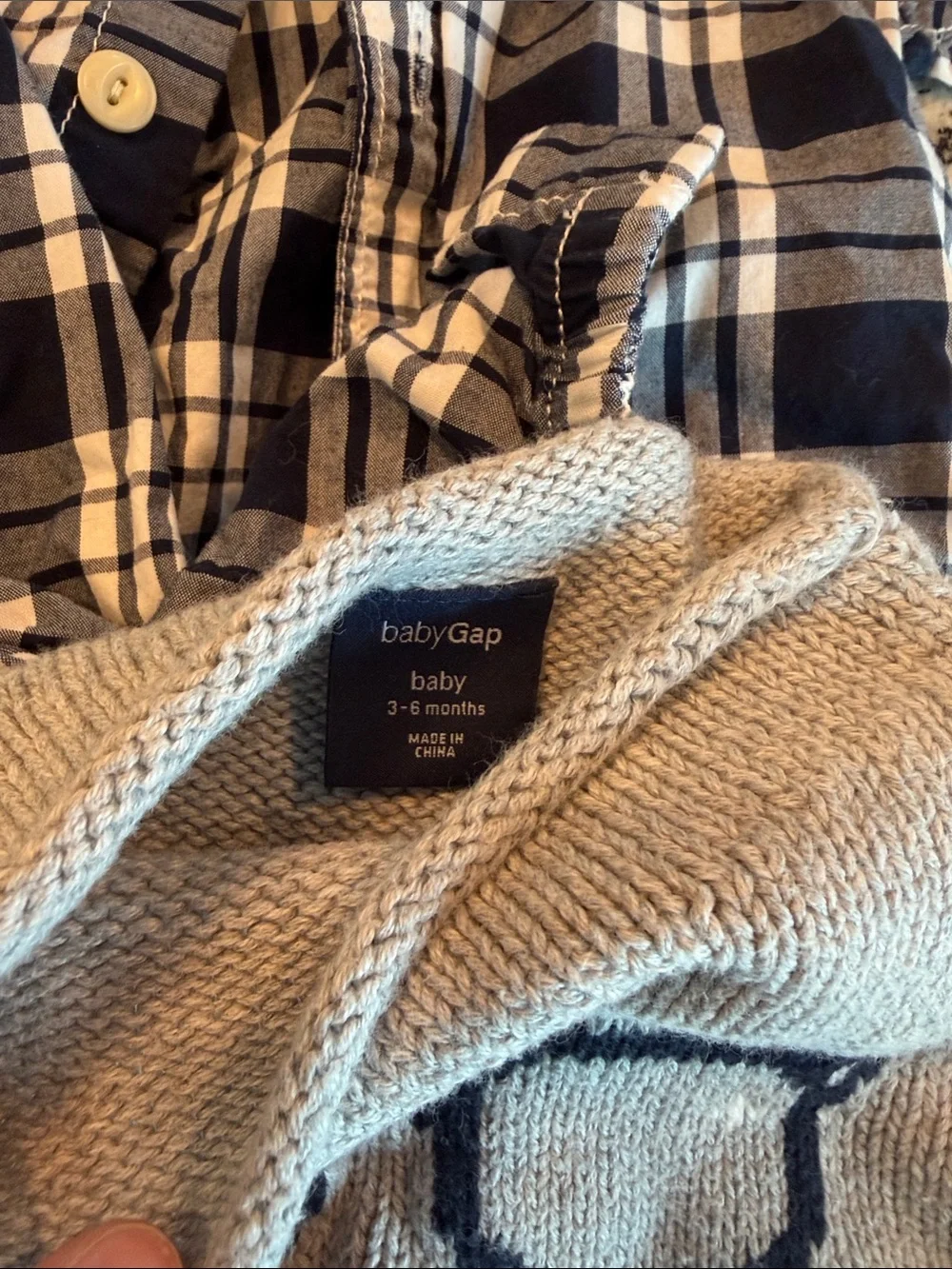 Baby gap Gray roll neck Knit Sweater